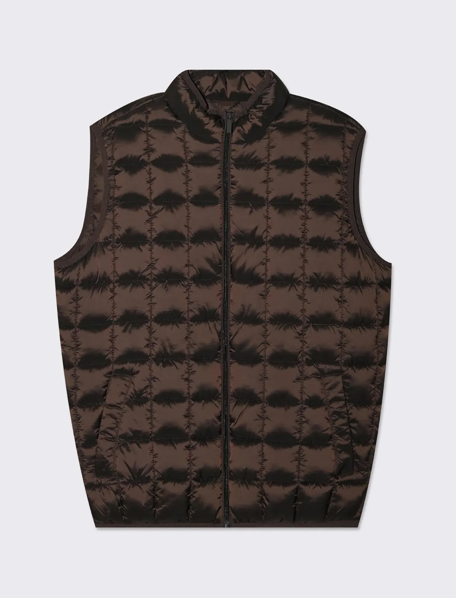 Uomo Piazza Italia Uomo|Giubbini E Cappotti<Giubbotto smanicato imbottito a collo alto - Moro