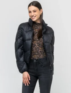 Donna Piazza Italia Donna|Giubbini E Cappotti<Giubotto corto imbottito e tasche con chiusura zip -