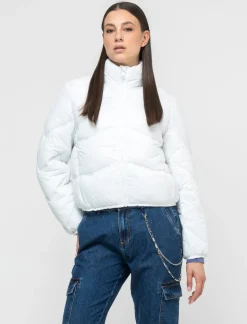 Donna Piazza Italia Donna|Giubbini E Cappotti<Giubotto corto imbottito e tasche con chiusura zip -