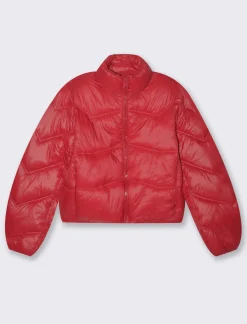 Donna Piazza Italia Donna|Giubbini E Cappotti<Giubotto corto imbottito e tasche con chiusura zip -