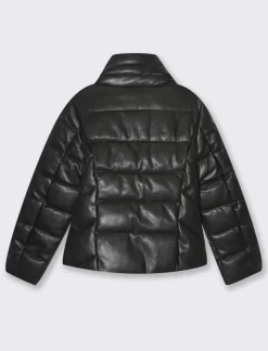 Donna Piazza Italia Donna|Giubbini E Cappotti<Giubotto effetto pelle e parte interna in finta pelliccia -