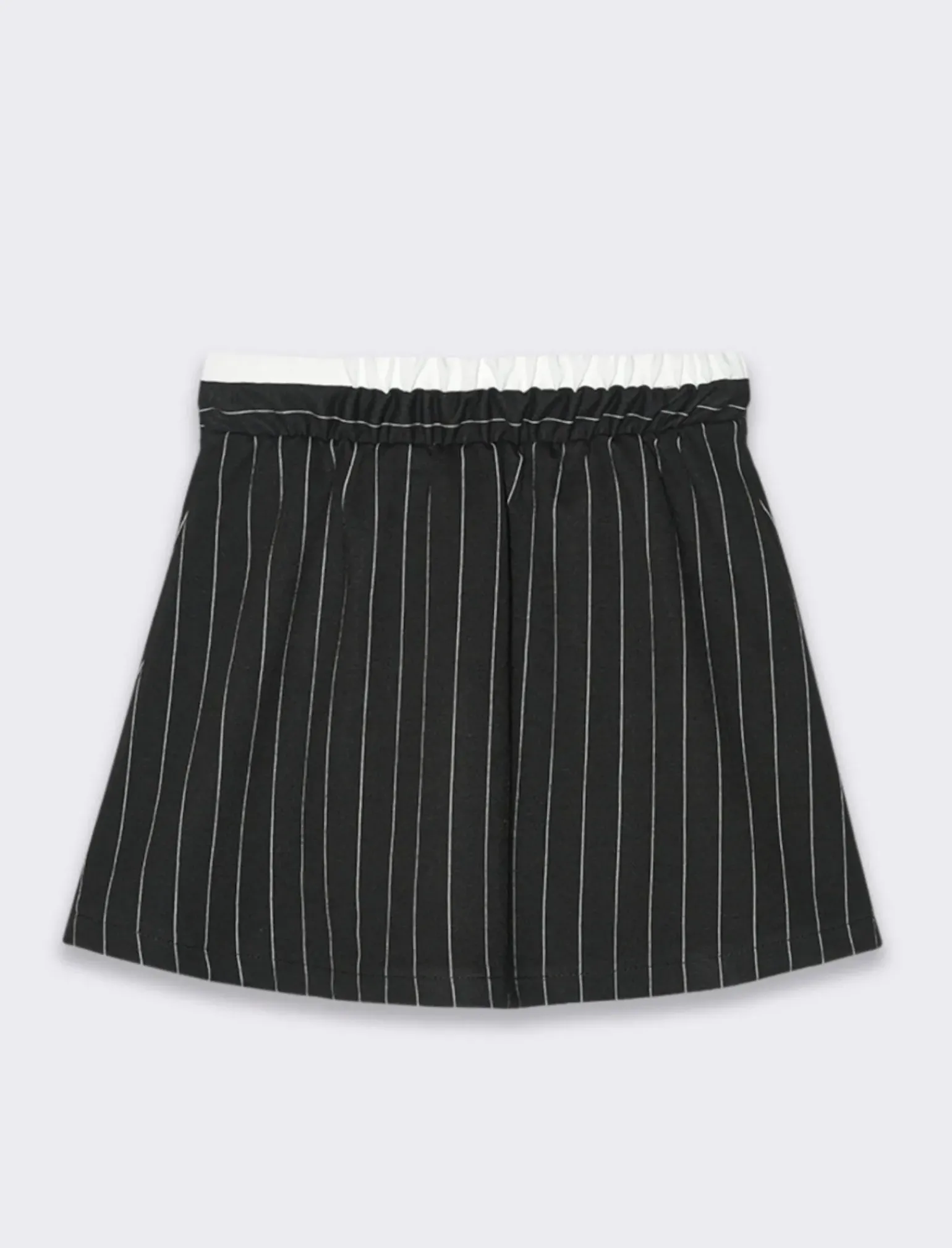 Piazza Italia Bambina|Gonne E Shorts<Gonna a pieghe a fantasia gessata con bustino a contrasto - Righe