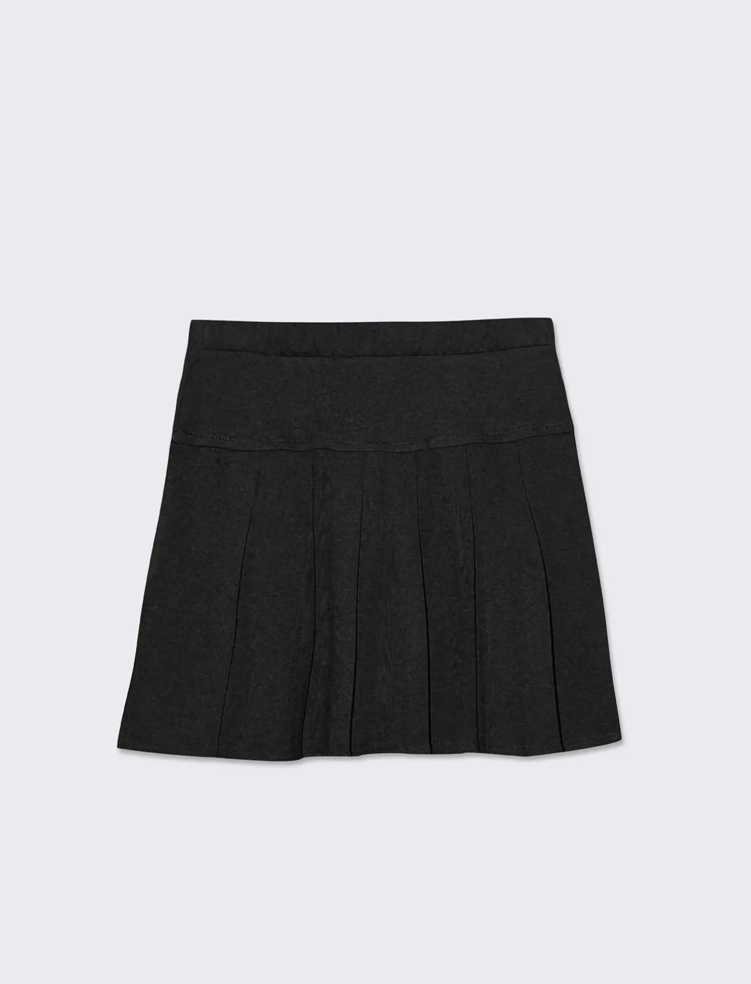 Piazza Italia Gonna a pieghe caldo cotone - Nero Cheap