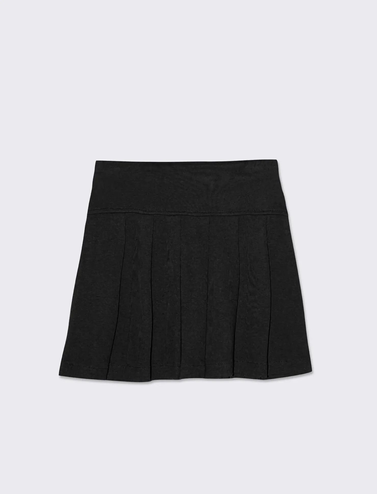 Piazza Italia Gonna a pieghe caldo cotone - Nero Cheap