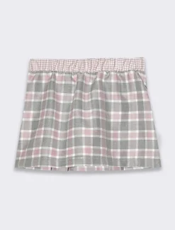 Piazza Italia Neonata<Gonna a quadri con bottoni - Fantasia