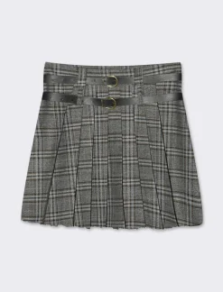 Donna Piazza Italia Gonne<GONNA CON CINTURE - Marrone tabacco