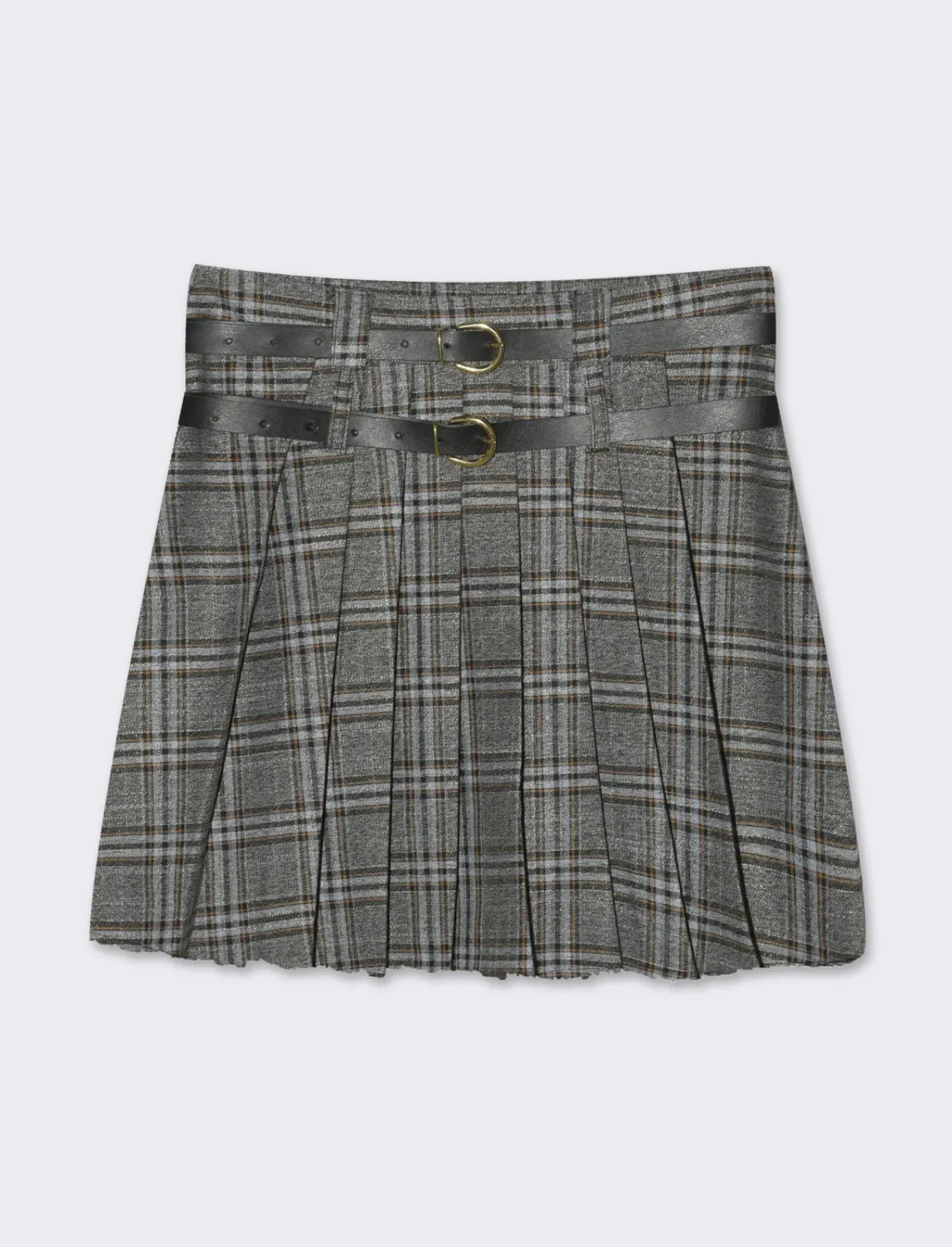 Donna Piazza Italia Gonne<GONNA CON CINTURE - Marrone tabacco