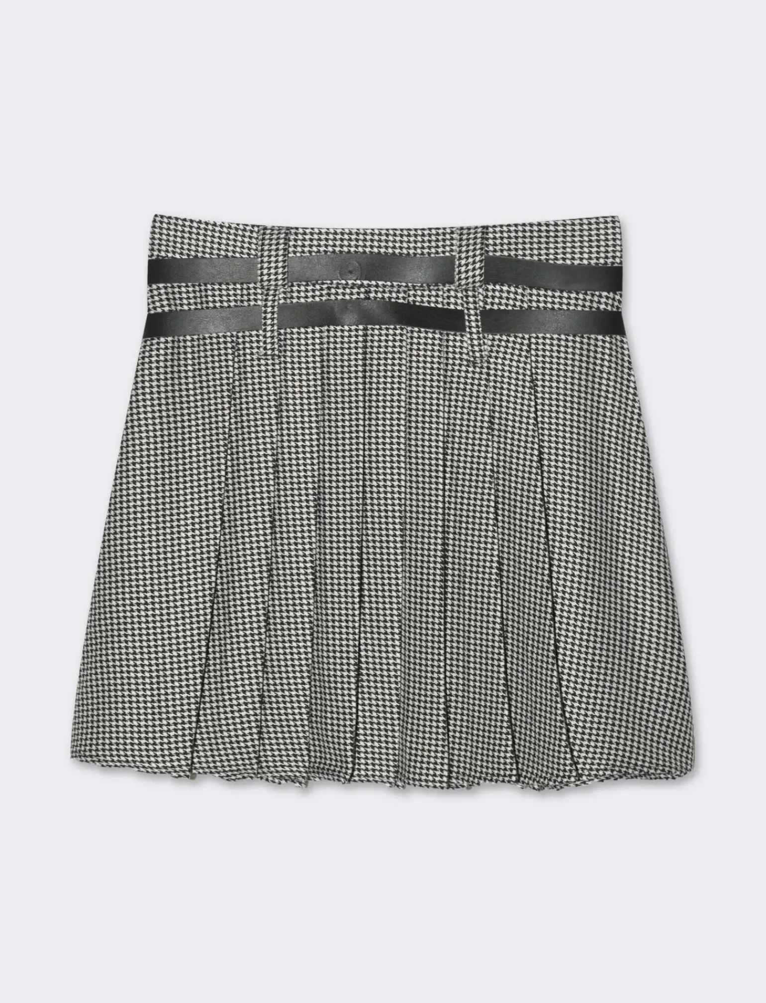 Donna Piazza Italia Gonne<GONNA CON CINTURE - Pied de poule