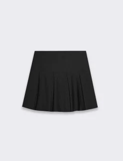 Donna Piazza Italia Gonne<Gonna corta a pieghe da donna, vestibilità stretch - Pois