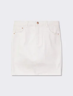 Donna Piazza Italia Gonne<Gonna denim cinque tasche midi -