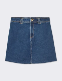 Donna Piazza Italia Gonne<Gonna denim midi svasata - Denim