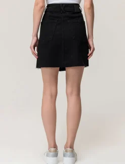 Donna Piazza Italia Gonne<Gonna denim midi svasata -