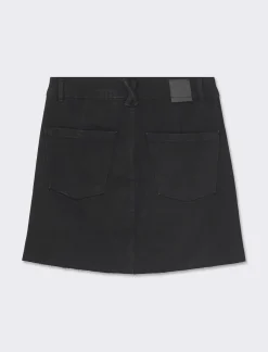 Donna Piazza Italia Gonne<Gonna denim midi svasata -