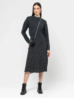 Donna Piazza Italia Gonne<Gonna fantasia midi, svasata in viscosa stampato - var 2