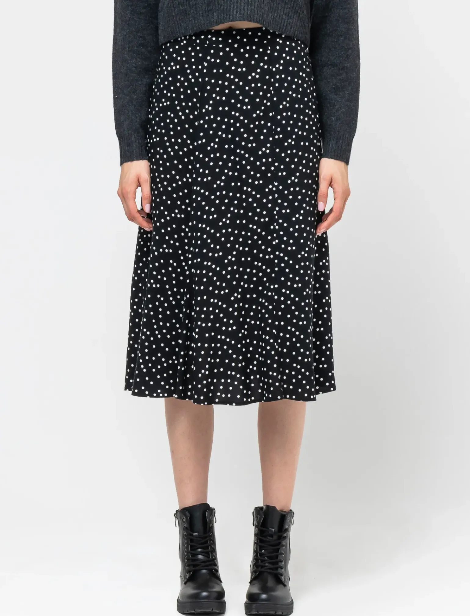 Donna Piazza Italia Gonne<Gonna fantasia midi, svasata in viscosa stampato - var 2