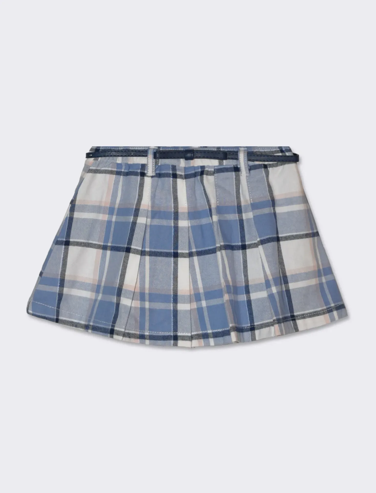 Piazza Italia Neonata<Gonna in flanella a quadri con cintura fiocchetto -