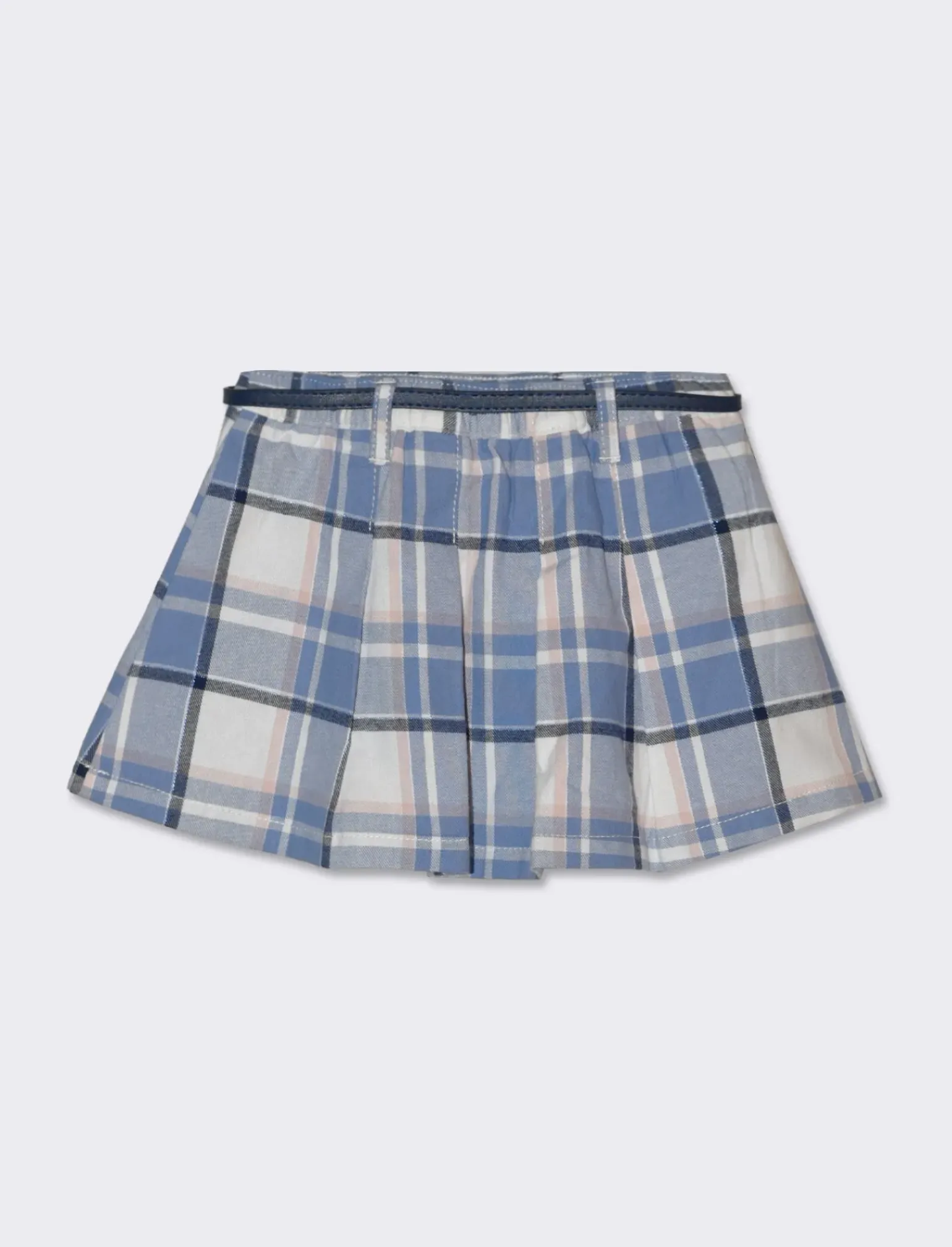 Piazza Italia Neonata<Gonna in flanella a quadri con cintura fiocchetto -