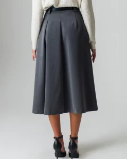 Donna Piazza Italia Donna|Gonne<Gonna lunga con cintura -