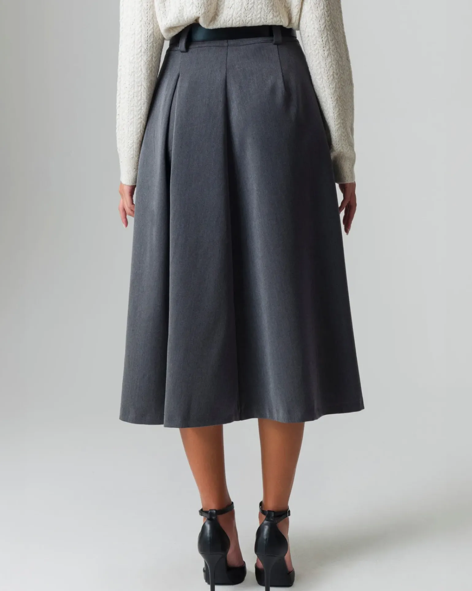 Donna Piazza Italia Donna|Gonne<Gonna lunga con cintura -