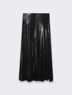 Donna Piazza Italia Gonne<Gonna lunga da donna con elastico in vita -