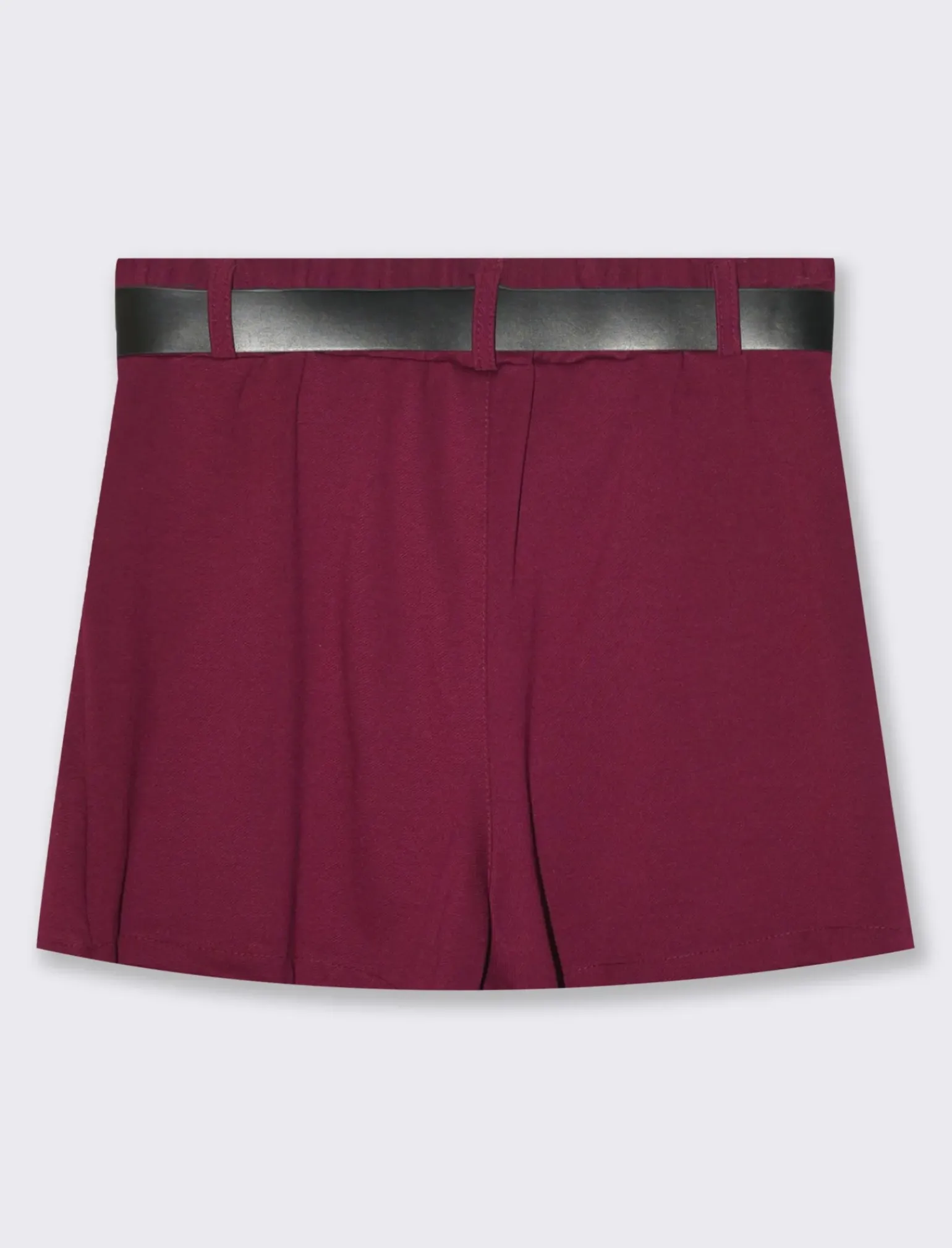 Donna Piazza Italia Donna|Shorts<Gonna pantaloncino con elastico in vita e cintura - Vinaccia