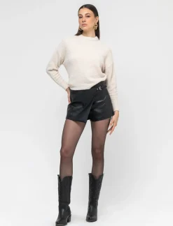 Donna Piazza Italia Gonne<Gonna pantalone con dettaglio cintura -