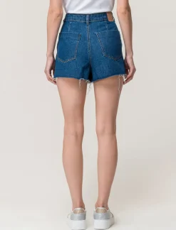 Donna Piazza Italia Donna|Gonne<Gonna pantalone in denim - Denim