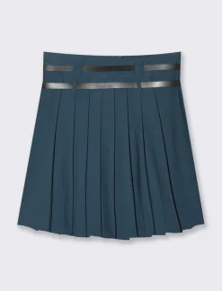 Donna Piazza Italia Gonne<Gonna plisset con cinture - Ottanio