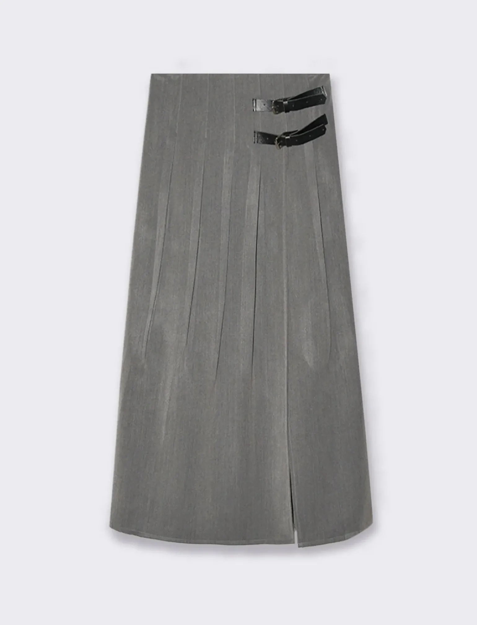 Donna Piazza Italia Gonne<Gonna plisset con cinturini -