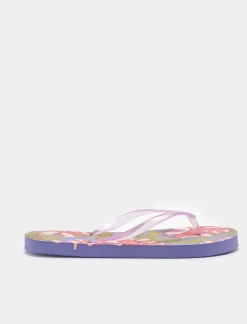 Donna Piazza Italia Donna<Infradito stampa floreale da donna - Lilla