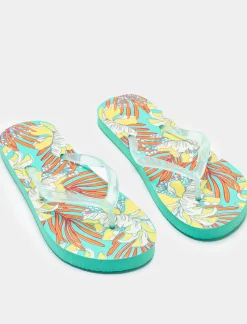 Donna Piazza Italia Donna<Infradito stampa floreale da donna -