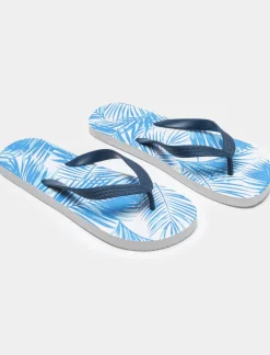 Uomo Piazza Italia Uomo<Infradito stampa tropicale da uomo -