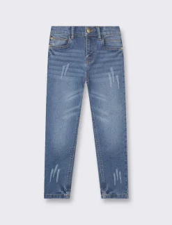 Bambino Piazza Italia Bambino|Jeans<Jeans 5 tasche slim fit con elastico regolabile in vita stile casual.  - Denim