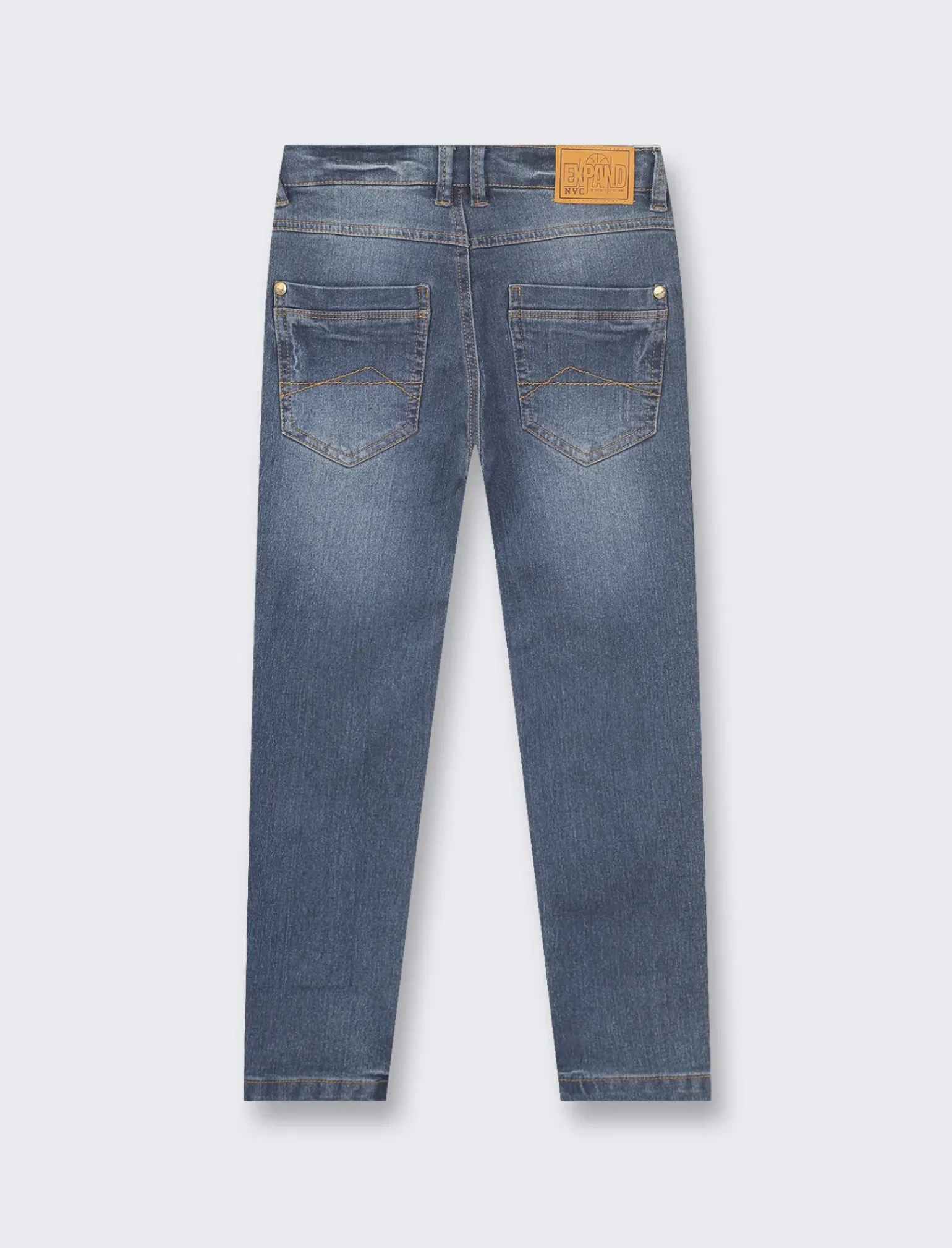 Bambino Piazza Italia Bambino|Jeans<Jeans 5 tasche slim fit con elastico regolabile in vita stile casual. - DENIM SCURO