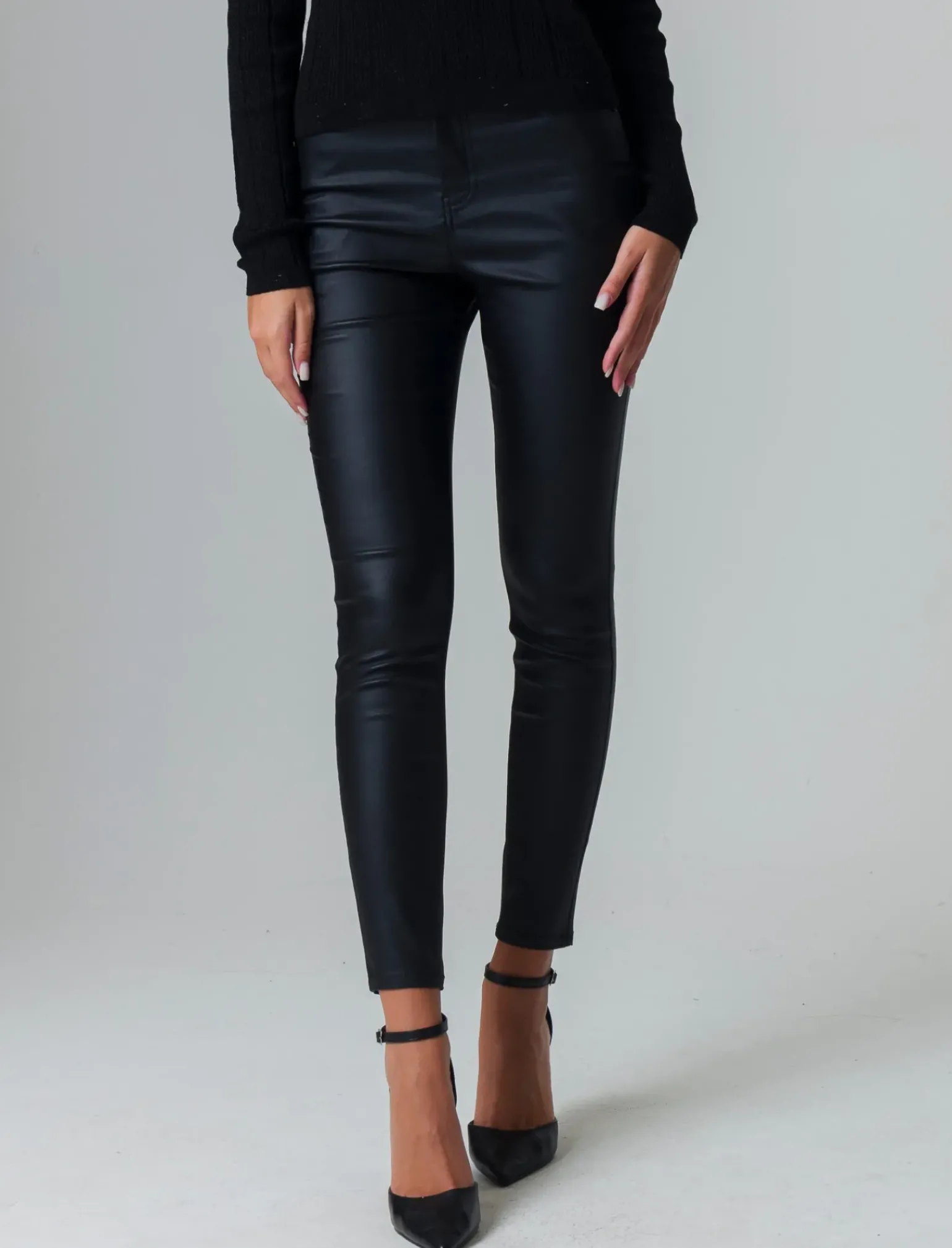 Donna Piazza Italia Jeans<Jeans 5 tasche vita alta super skinny effetto spalmato -