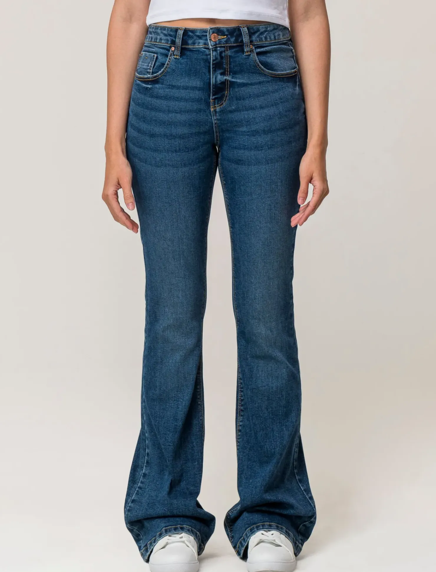 Piazza Italia Jeans bootcut regular waist - DENIM SCURO Blu Store