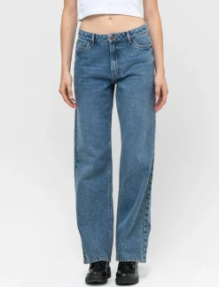 Donna Piazza Italia Jeans<Jeans cinque tasche gamba dritta regular waist - Denim