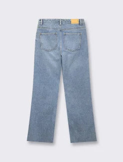 Donna Piazza Italia Jeans<Jeans cinque tasche gamba dritta regular waist - Denim