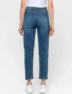 Donna Piazza Italia Donna|Jeans<Jeans cinque tasche mom fit regular waist - Denim