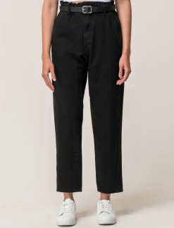 Donna Piazza Italia Donna|Jeans<Jeans cinque tasche paperbag con cintura -