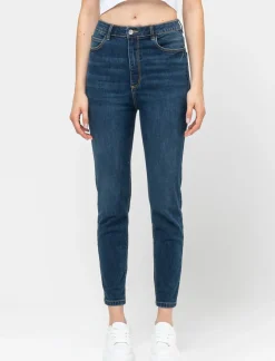 Donna Piazza Italia Jeans<Jeans cinque tasche skinny high waist - DENIM SCURO