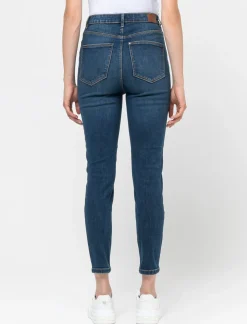 Donna Piazza Italia Jeans<Jeans cinque tasche skinny high waist - DENIM SCURO