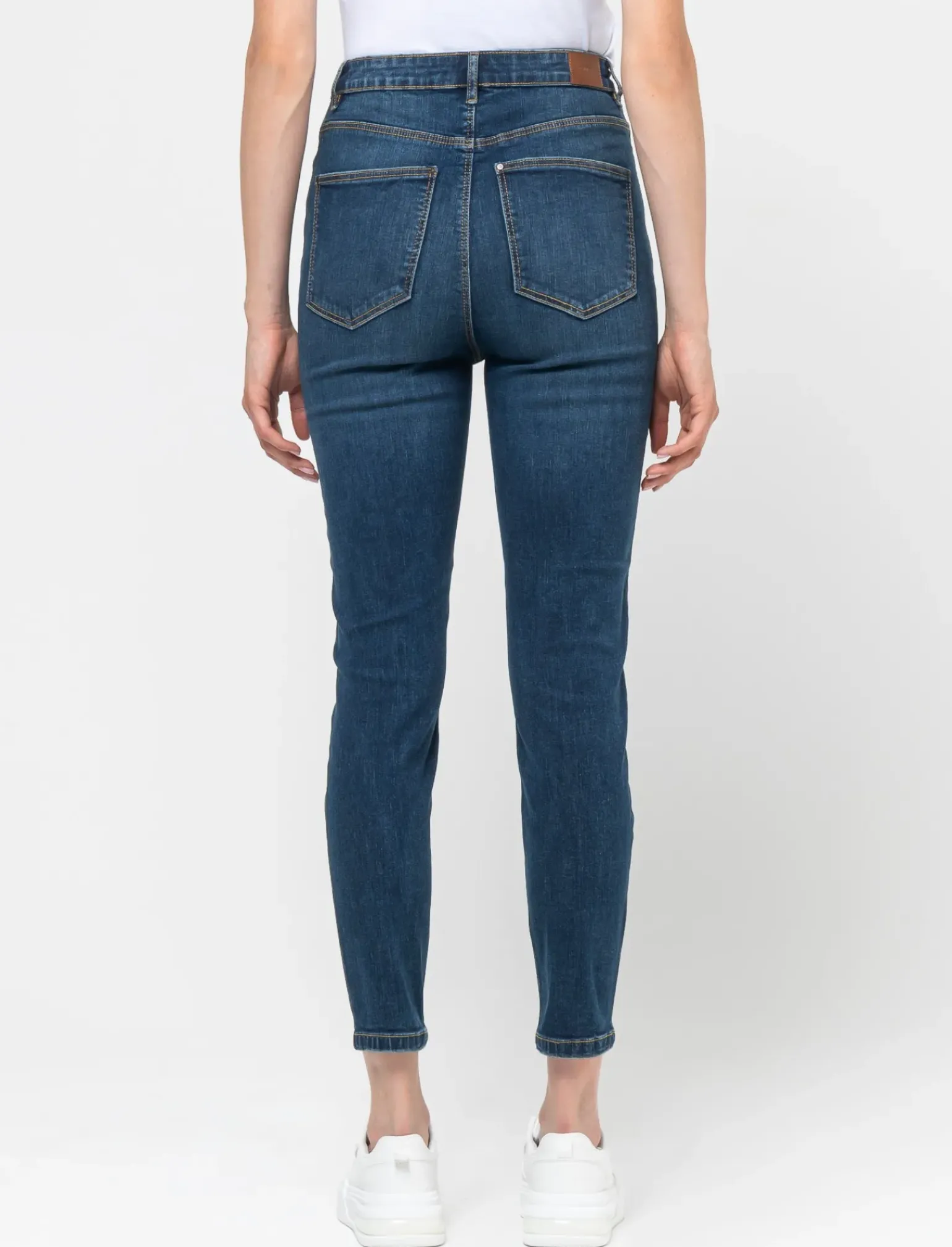 Donna Piazza Italia Jeans<Jeans cinque tasche skinny high waist - DENIM SCURO