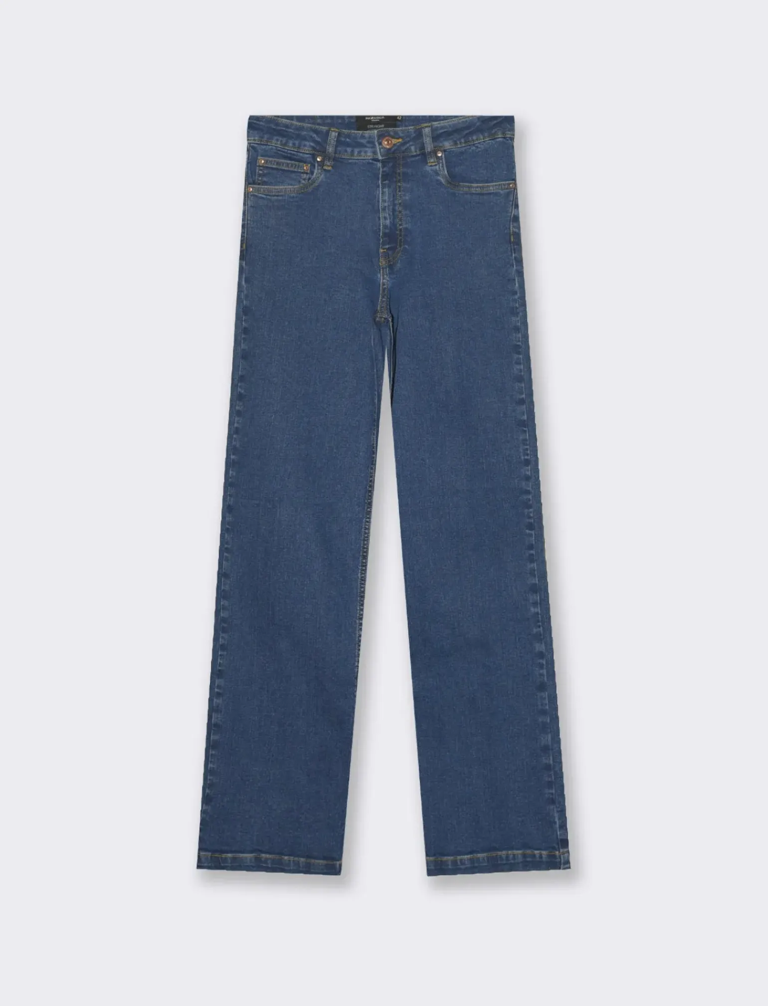 Donna Piazza Italia Jeans<Jeans cinque tasche straight - Denim