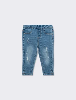 Piazza Italia Neonata<Jeans dallo stile casual con rotture, disponibile in 2 varianti colore  - Denim chiaro
