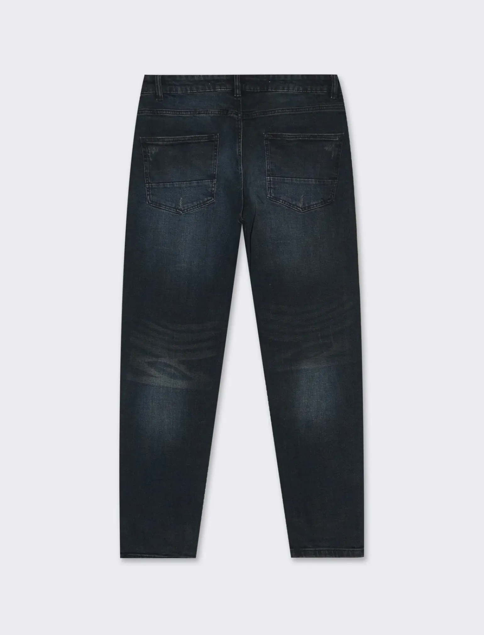 Uomo Piazza Italia Jeans<Jeans new carrot fit cinque tasche stretch con piccole abrasioni - DENIM SCURO