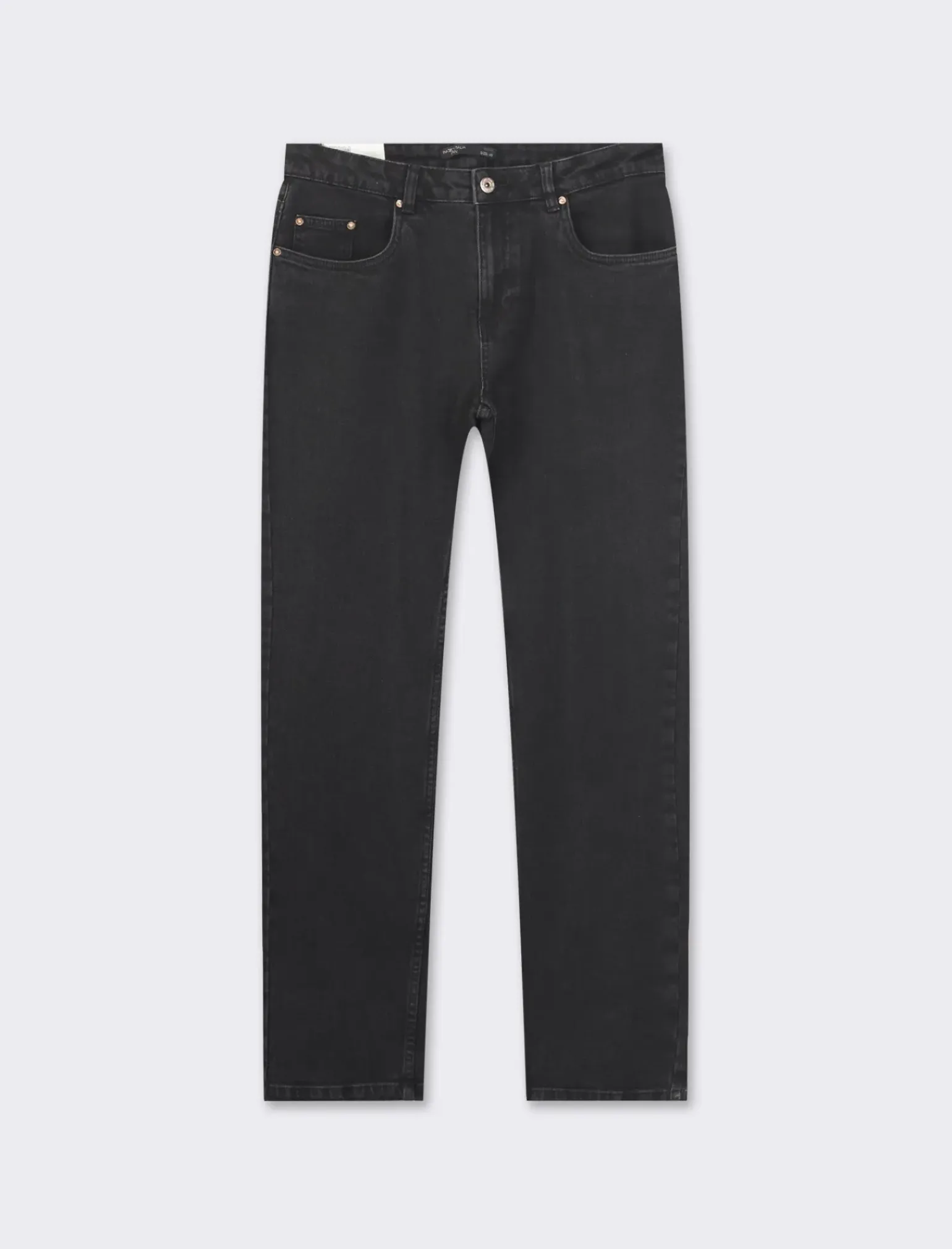 Uomo Piazza Italia Jeans<Jeans regular fit a cinque tasch in tessuto denim stretch.Chiusura anteriore con cernierae bottone. -