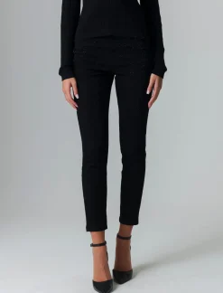 Donna Piazza Italia Jeans<Jeans skinny 5 tasche chiusura con bottoni e cerniera in metallo -