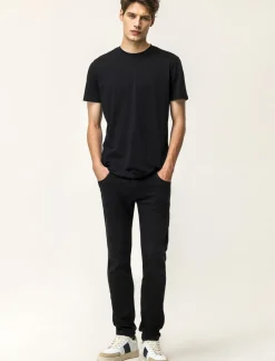 Uomo Piazza Italia Jeans<Jeans skinny fit cinque tasche in essuto denim super stretch effetto slavato. Chiusura anteriore con -