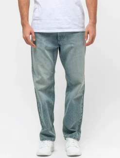 Uomo Piazza Italia Uomo|Jeans<Jeans straight fit a cinque tasche effetto slavato - Denim